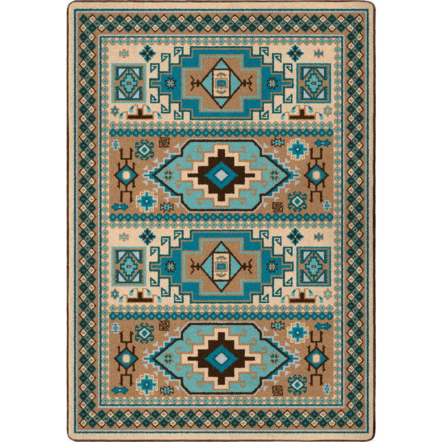American Dakota Indigo Turquoise Rug