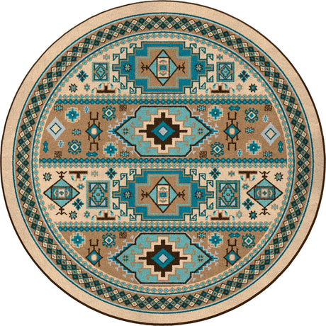 American Dakota Indigo Turquoise Rug