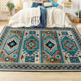 American Dakota Indigo Turquoise Rug