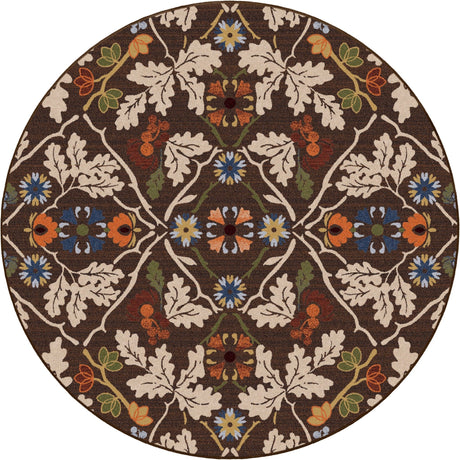 American Dakota Infinity Oak Brown Rug - 0213BRN234