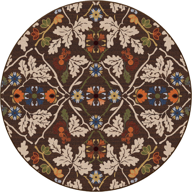 American Dakota Infinity Oak Brown Rug - 0213BRN234