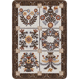 American Dakota Inspired Quilt Brown Rug - 0688BRN234