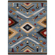 American Dakota Interlaced Horizon Gray Stone Rug - 0757GST234