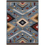American Dakota Interlaced Horizon Gray Stone Rug - 0757GST234