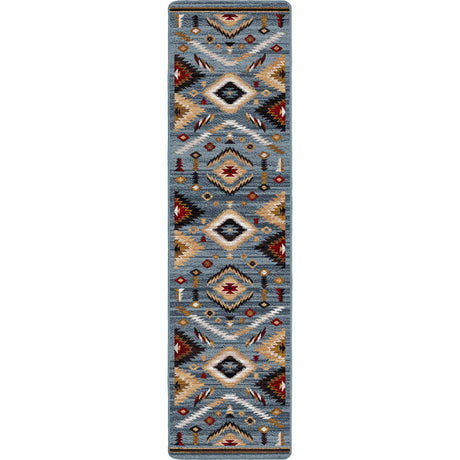 American Dakota Interlaced Horizon Gray Stone Rug - 0757GST234