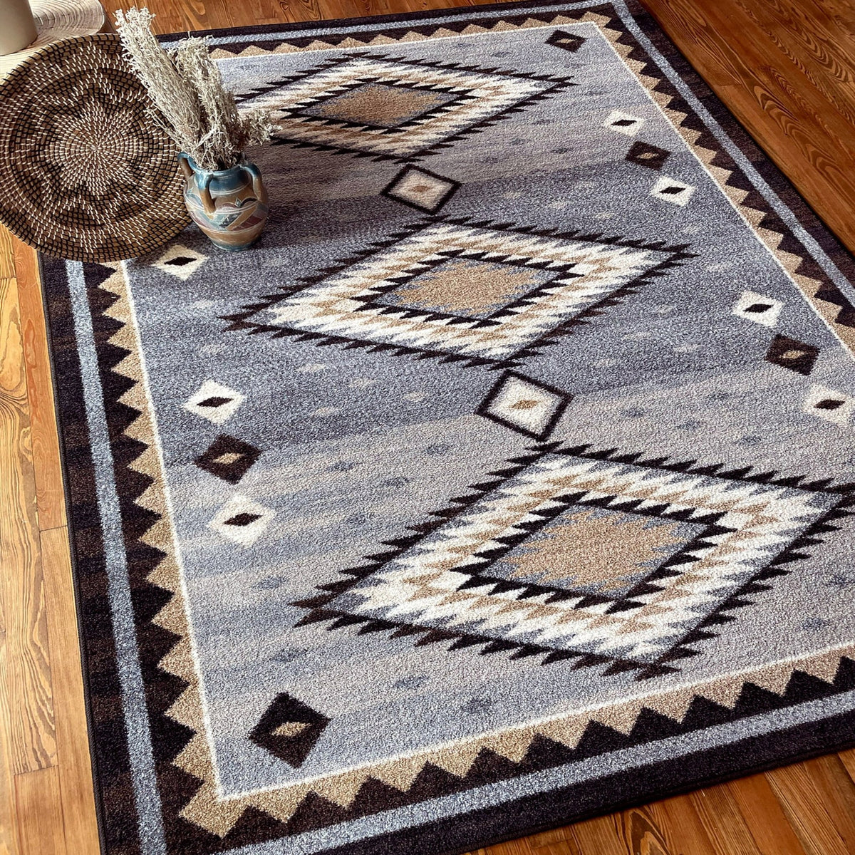 American Dakota Interwoven Old Wools Rug - 0758OWO234