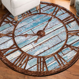 American Dakota It's About Time Blue Rug - OKA0351BLU296