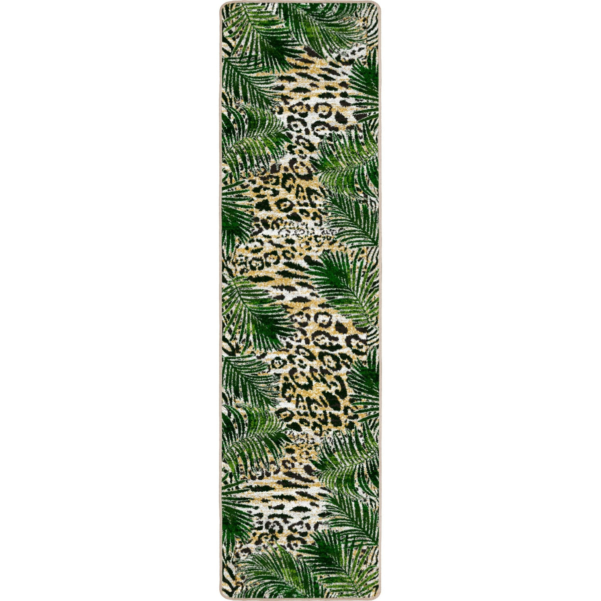American Dakota Jungle Border Natural Rug - 0496NAT234