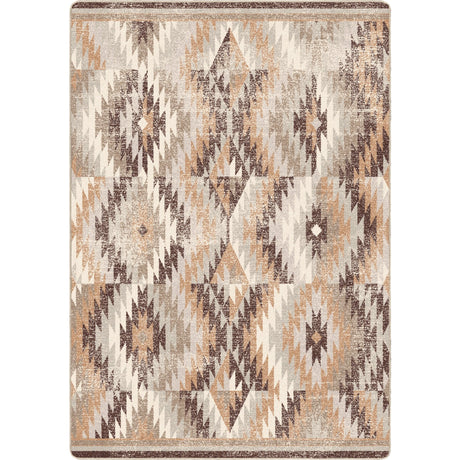 American Dakota Just Praying Distressed Natural Rug