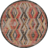 American Dakota Just Praying Distressed Red Rug