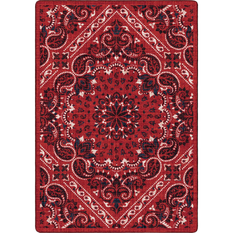American Dakota Kerchief Rodeo Red Rug - 0559RRD234