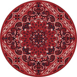 American Dakota Kerchief Rodeo Red Rug - 0559RRD234