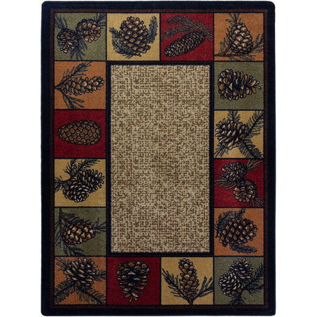 American Dakota Kindred Cones OKA Rustic Rug - OKA0347RUS234