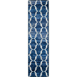 American Dakota Lattice Blue Rug - 0498BLU234