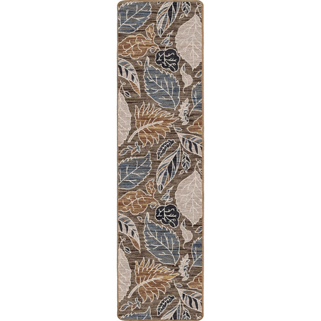 American Dakota Leaves Suede Rug - 0500SDE234