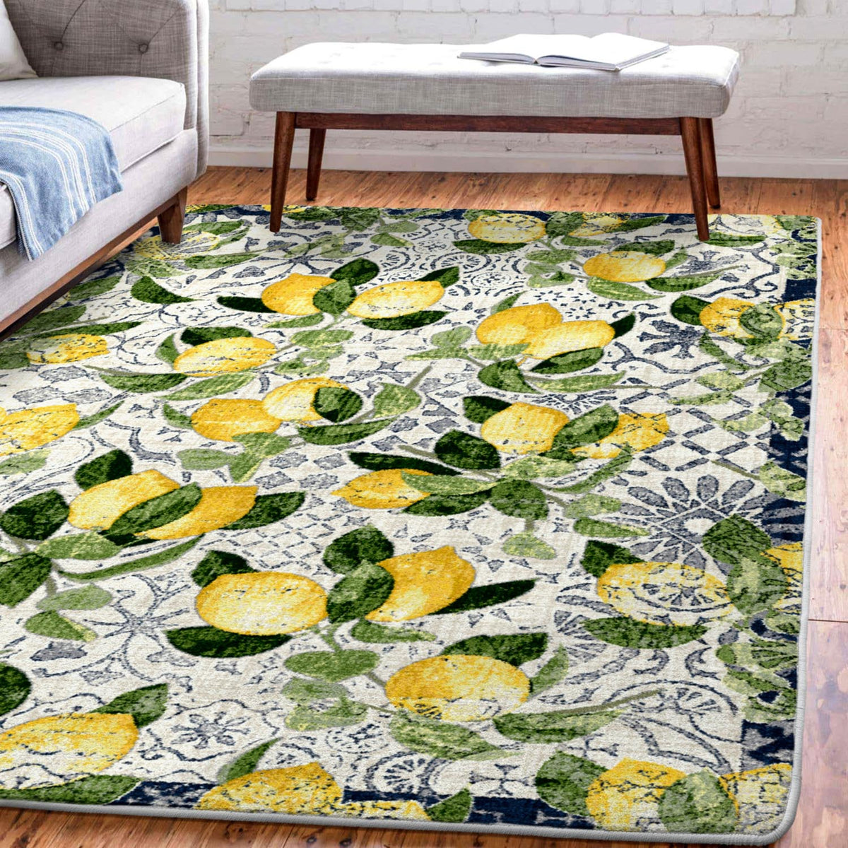American Dakota Lemon Bloom Fresh Citrus Rug - 0555FRC234