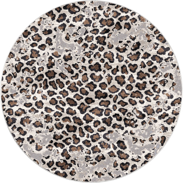 American Dakota Leopard Lounge Natural Rug - 0405NAT234
