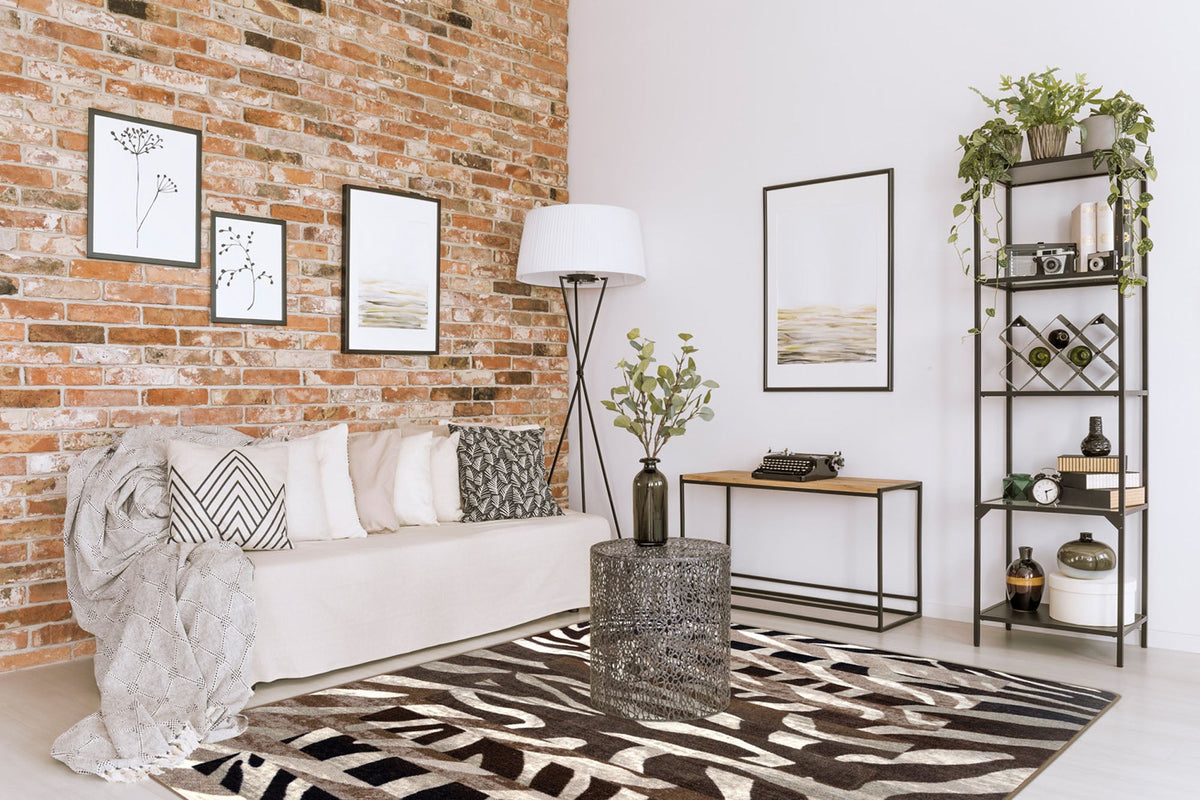 American Dakota Levels Zebra Rug - 0409ZEB234