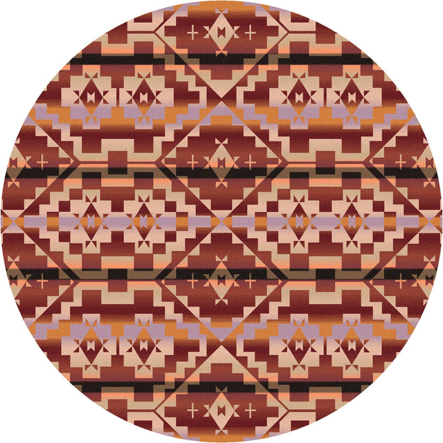 American Dakota Life Path Fire Rug
