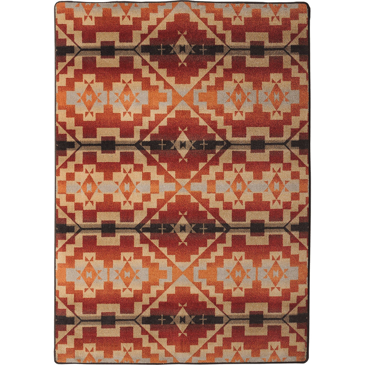 American Dakota Life Path Fire Rug