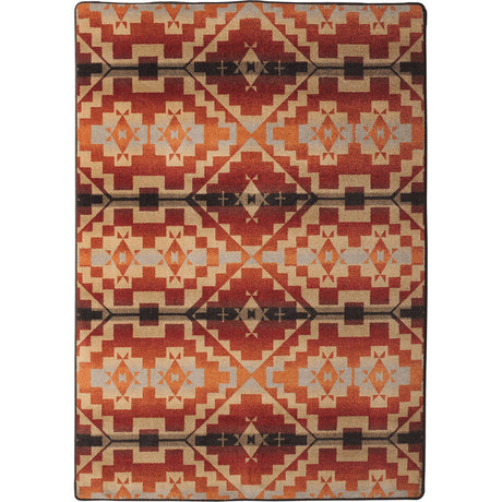 American Dakota Life Path Fire Rug