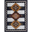 American Dakota Lineage Black & White Rug