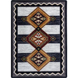 American Dakota Lineage Black & White Rug