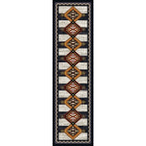 American Dakota Lineage Black & White Rug