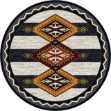American Dakota Lineage Black & White Rug