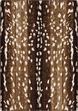 American Dakota Mafaldi Axis Hide Brown Rug - 0725BRN234