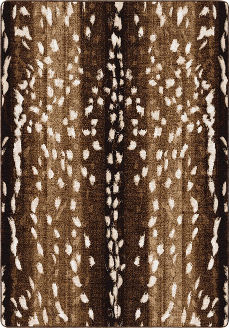 American Dakota Mafaldi Axis Hide Brown Rug - 0725BRN234