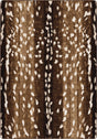 American Dakota Mafaldi Axis Hide Brown Rug - 0725BRN234