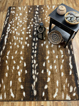 American Dakota Mafaldi Axis Hide Brown Rug - 0725BRN234