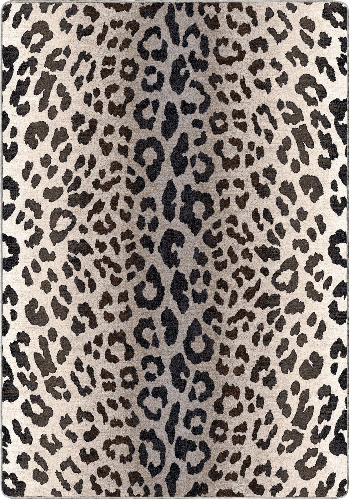 American Dakota Mafaldi Snow Leopard Silver Rug - 0729SLV234