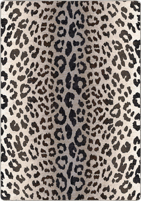 American Dakota Mafaldi Snow Leopard Silver Rug - 0729SLV234