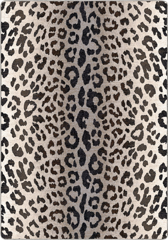 American Dakota Mafaldi Snow Leopard Silver Rug - 0729SLV234