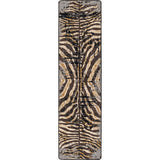American Dakota Midnight Zebra Rawhide Rug - 0644RWH234