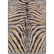 American Dakota Midnight Zebra Rawhide Rug - 0644RWH234