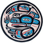 American Dakota Mike D Raven Red and Blue Rug - MD0312RBU254