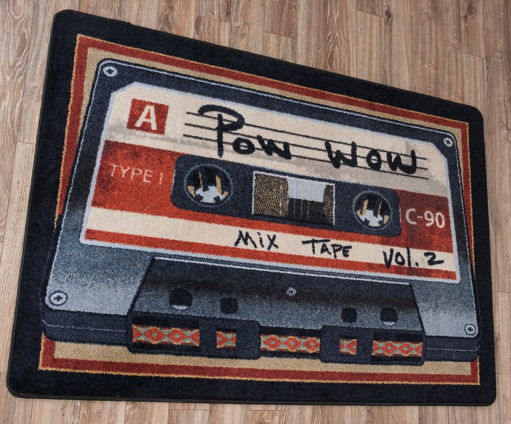 American Dakota Mix Tape Pow Wow Rug - SPJ0289PWW234