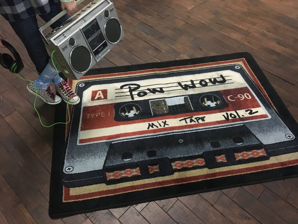 American Dakota Mix Tape Pow Wow Rug - SPJ0289PWW234