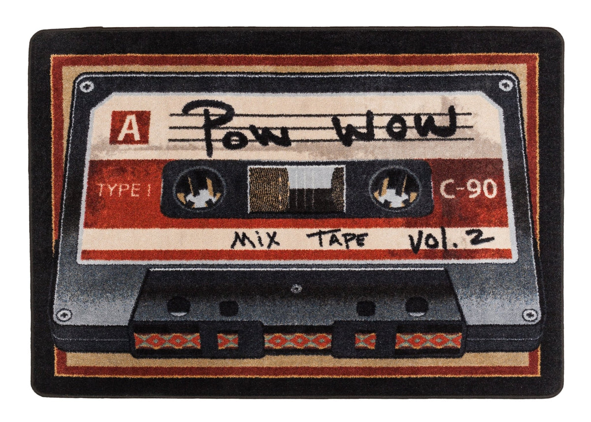 American Dakota Mix Tape Pow Wow Rug - SPJ0289PWW234