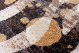 American Dakota Modern Zebra Gold Splash Rug - 0408GSP234