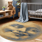 American Dakota Moon Face Light Rug - 0132LHT254