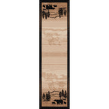 American Dakota Mountain Shadow Bear Natural Rug - 0194NAT234