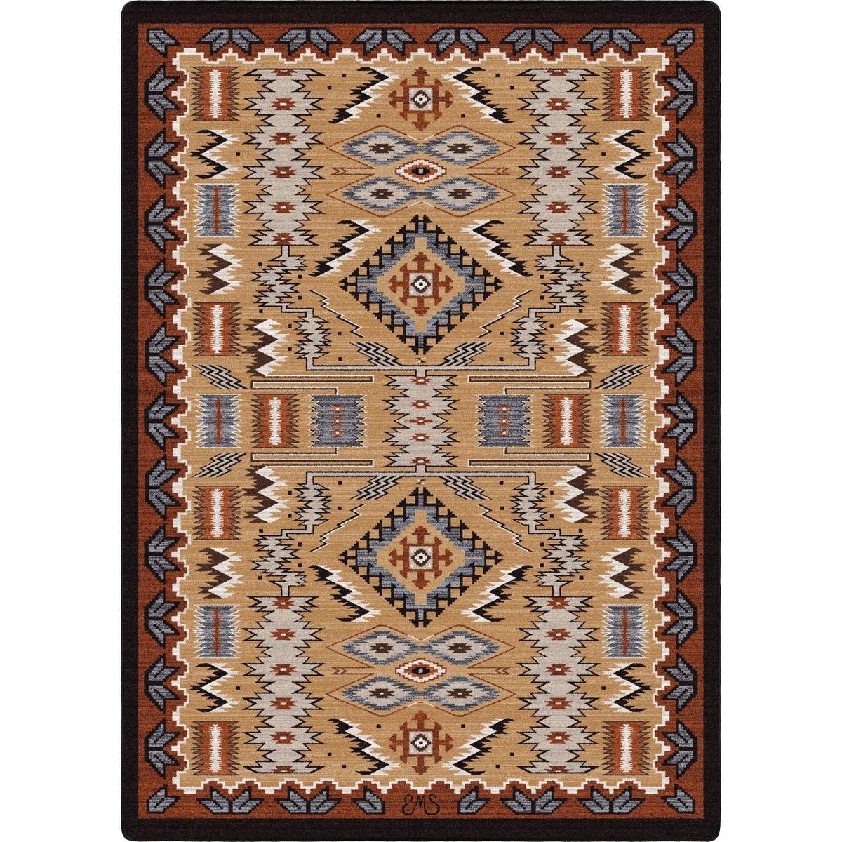 American Dakota My Magnificent Blessing Russet Rug - 0782RST234
