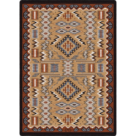 American Dakota My Magnificent Blessing Russet Rug - 0782RST234