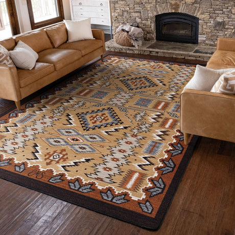 American Dakota My Magnificent Blessing Russet Rug - 0782RST234