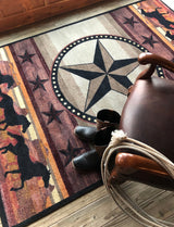 American Dakota Night Stampede Desert Rug - 0418DES234