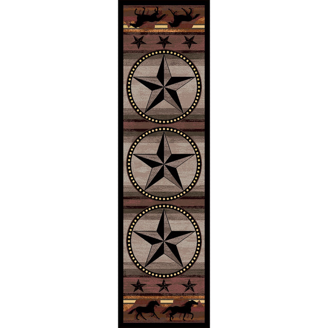 American Dakota Night Stampede Desert Rug - 0418DES234